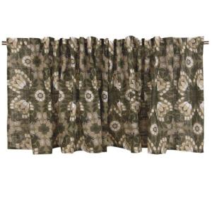 Gardinkappa Grön Fondaco Lovisa 55x250cm