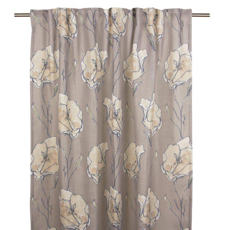 Gardin Greige Fondaco 2-Pack Luca 135x250cm at lavanille