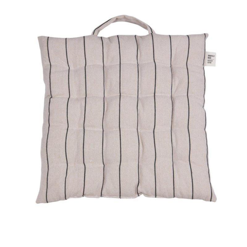 Stolsdyna Svart Fondaco Lucas 38cm at lavanille