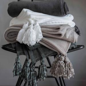 Fondaco Noah Pläd 130x150cm Offwhite