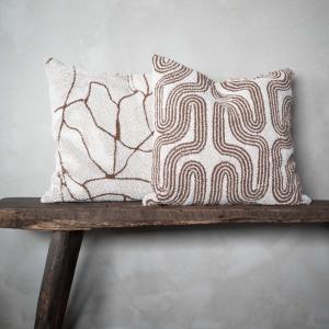 Kuddfodral Brun 50x50cm Fondaco Delta