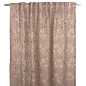 Fondaco Serena Blommig Gardin Rosa 2-Pack 135x250cm