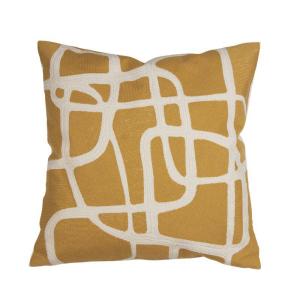 Fondaco Street Kuddfodral Gul 48x48cm