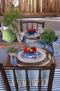 Fondaco Svea Bordsduk Denim 140x300cm