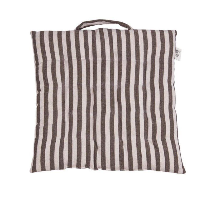 Stolsdyna Brun Fondaco Svea 38x38cm at lavanille