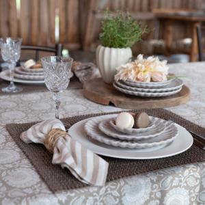 Fondaco Svea Tygservett Sand 2-Pack