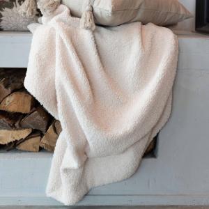 Fondaco Ted Pläd 120x150cm Offwhite