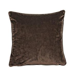 Fondaco Velvet Kuddfodral Sammet Mörkbrun 45x45cm