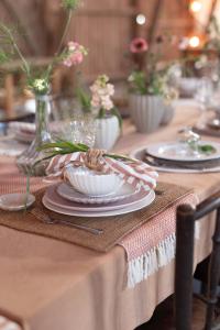 Fondaco Vide Bordsduk Peach 140x300cm