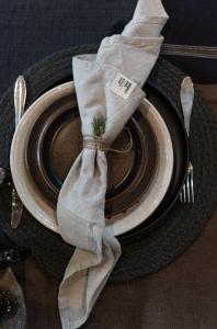 Tygservett Lin Vide Fondaco Vide Lin 45x45cm