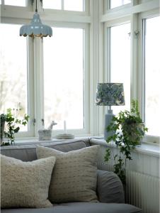 Fönsterlampa Wells Denimblå 24cm PR Home