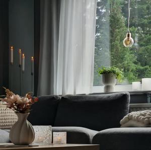 Fönsterlampa Glas Amber Aneta Lighting Leah 13cm