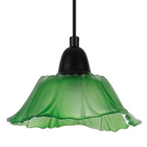 Fönsterlampa Glas Grön Oriva Bobby 18cm
