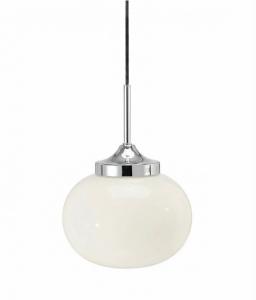 Fönsterlampa Glas PR Home Elsy Vit 25cm