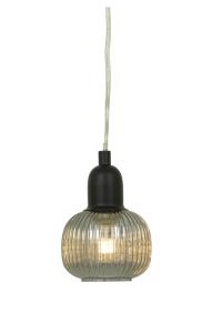 Fönsterlampa Glas Svart/Rökgrå Aneta Lighting Elin