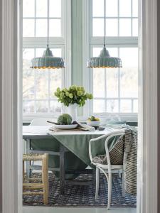 Fönsterlampa Wells Grön 24cm PR Home