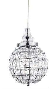 Fönsterlampa Kristall K9 Krom Oriva 10cm