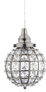 Fönsterlampa Kristall K9 Svart Nickel Oriva 10cm