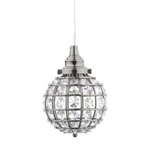 Fönsterlampa Kristall K9 Svart Nickel Oriva 10cm