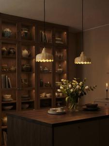 Fönsterlampa PR Home Wells Lejongul/Guld 24cm
