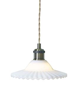 Fönsterlampa Silvia Glas Vit/Antik 14cm Aneta Lighting