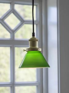 Fönsterlampa August Grön 15cm PR Home