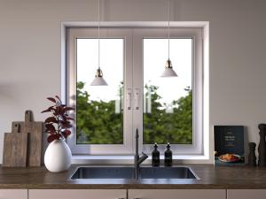 Fönsterlampa Skomakar Glas Vit Oriva 15cm