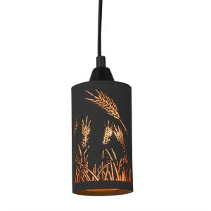 Fönsterlampa Svart/Guld Oriva Ax 8cm