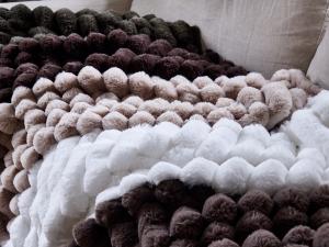 Fuskpälspläd Brooklyn Grön 130x170cm Redlunds