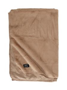 Fuskpälspläd Nordby Nougat 130x170cm Kosta Linnewäfveri