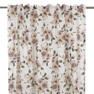 Gardin Blommig Olivia Offwhite 140x250cm 2-Pack Fondaco