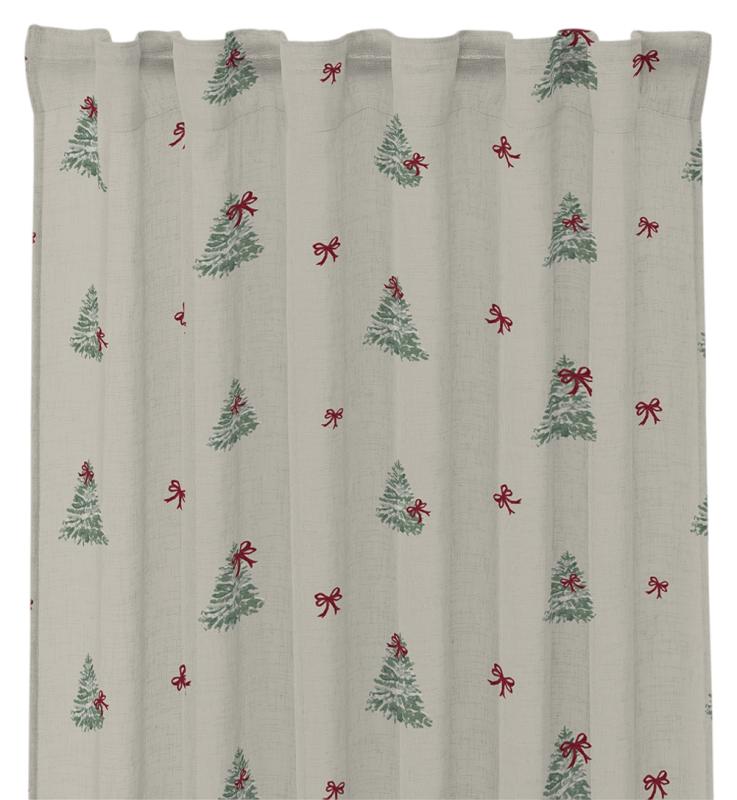 Gardin Christmas Tree Linnebeige 2-Pack 120x250cm Redlunds at lavanille