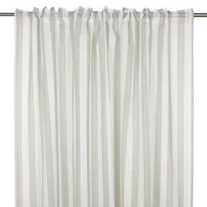 Gardin Disa Randig Grön 135x280cm 2-Pack Fondaco