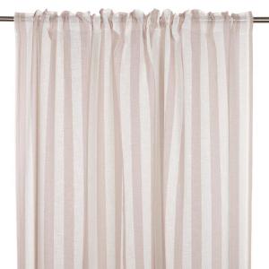 Gardin Disa Randig Rosa 135x280cm 2-Pack Fondaco