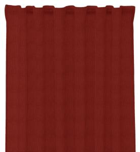 Gardin Eddie Manchester Mörkröd 2-Pack 140x250cm Redlunds