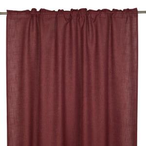 Gardin Fondaco Brooklyn Röd 140x280cm 2-Pack