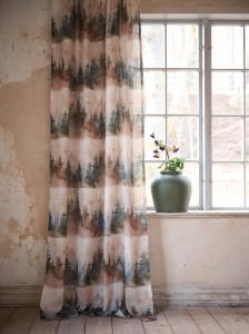 Gardin Fondaco Forest Linnebeige 135x250cm 2-Pack
