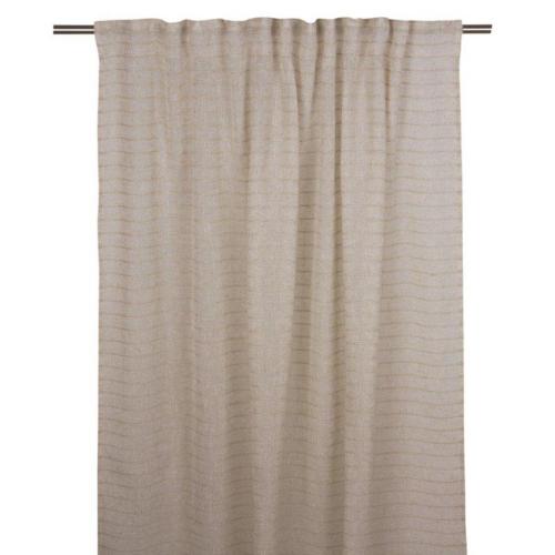 Gardin Fondaco Iris Linnebeige 140x300cm 2-Pack