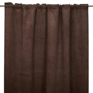 Gardin Fondaco Owen Mörkbrun 140x280cm 2-Pack