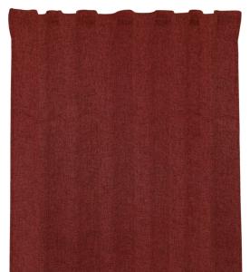Gardin Nina Royal Soho Vinröd 140x260cm 2-Pack