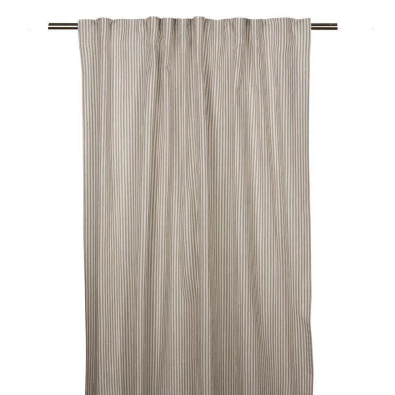 Gardin Oskar Randig Sand 140x250cm 2-Pack Fondaco at lavanille