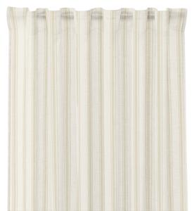 Gardin Randig Redlunds Madicken Linnebeige 2-Pack 140x250cm