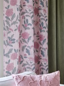 Gardin Blommig Redlunds Faye Rosa Multiband 2-Pack 140x250cm