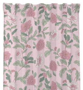 Gardin Blommig Redlunds Faye Rosa Multiband 2-Pack 140x250cm
