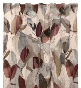 Gardin Redlunds Gibson Vinröd 140x250cm 2-Pack