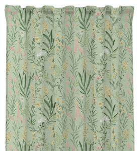 Gardin Blommig Redlunds Giselle Grön Multiband 2-Pack 140x250cm