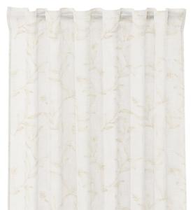 Gardin Redlunds Juliet Vit/Linnebeige Multiband 2-Pack 140x250cm