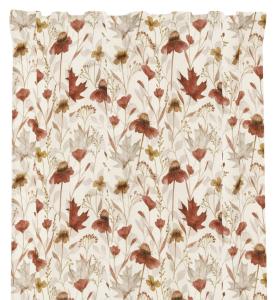 Gardin Redlunds Luna Vinröd 140x250cm 2-Pack
