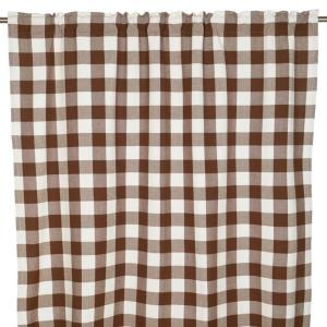 Gardin Rutig Brun 2-Pack Fondaco Moa 120x250cm