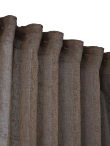 Gardin Svanefors Diana Mörkbrun 140x280cm 2-Pack